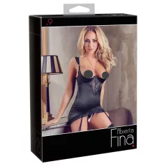 Abierta Fina - sädelev kettkide ja stringid (must) - 85B/L