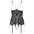 Cottelli - Pärliga avatud top (must) - M
