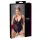 Cottelli Plus Size - pitsist bodi - must - XXXL