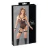 Cottelli Bondage - kehavöö ja käeraudadega keha bondage pesu - must - M
