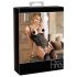 Abierta Fina - sädelev avatud pitsiga body (must) - 85B/L