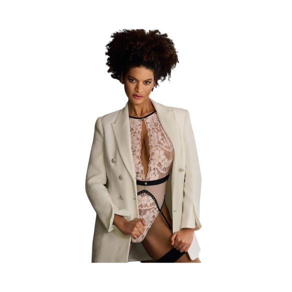 Obsessive Lilines - pesukombinesoon sukahoidjaga - roosa - L/XL