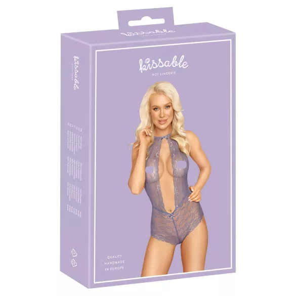Kissable - pitsist kaelarihmaga body - lilla - L/XL
