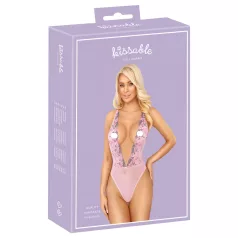 Kissable - bodi roosilise tikandiga - roosa - L/XL