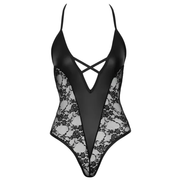 Cottelli Party - naiste body - lillemustriga, must - XL