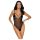 Cottelli - tikitud avatud pitsist body (must-lilla) - L