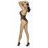 Cottelli - tikitud avatud pitsist body (must-lilla) - L