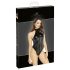 Noir - läikiv halter-kaelusega body (must)