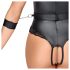 Cottelli Bondage - avatud rinnaosaga body (must)