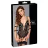 Cottelli Bondage - avatud pitsist body - must - L