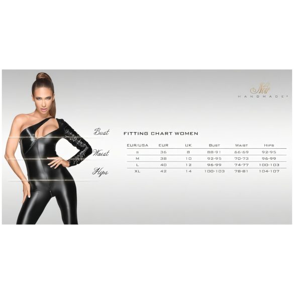 Noir - naiste läbipaistev kleit kaelapaelaga - must - L