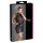 Cottelli Plus Size - läikiv sifondkleit (must) - 3XL