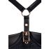 Abierta Fina - satiinist push-up kleit (must)