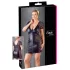 Cottelli Plus Size - pitsist lipsuga öökleit - must - 2XL