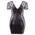 Cottelli Plus Size - pitsist lipsuga öökleit - must - 2XL
