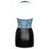 Cottelli - pitsiline korsetikleit (must-roheline) - XL
