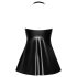 Noir - maotekstiilmustriga minikleit (must) - M