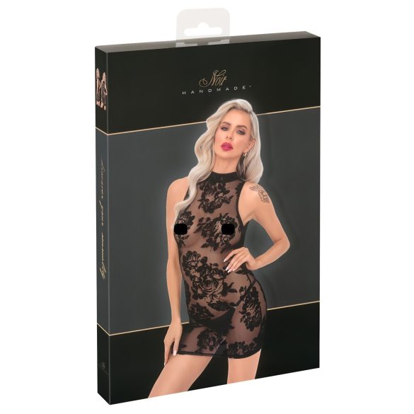 / Noir - roosiline varrukateta minikleit (must)