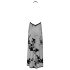 Noir - täitsa läbipaistev lillemustriga maxi-kleit (must) - XL