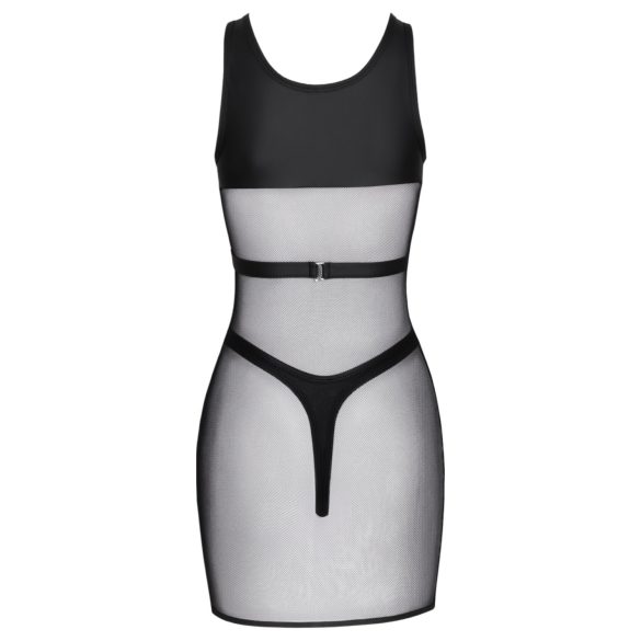 Cottelli - läbipaistev peokomplekt (must)