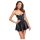 Noir Libido - matt mini kleit (must) - L