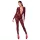 Noir Kink Royal - läbipaistev catsuit - punane - M