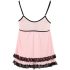 Cottelli - babydoll - pitsist ja volangidega - must