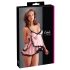 Cottelli - babydoll - pitsist ja volangidega - must - XXL