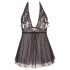 Cottelli Plus Size - pitsiline must babydoll - 2XL