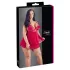 Cottelli Plus Size - pitsist babydoll suur suurus - punane - 2XL