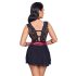 Cottelli Bondage - kaelapael pitsist babydoll (must)