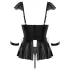 Cottelli Bondage - pitsist minikleit käeraudadega (must) - L