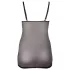 Cottelli Plus Size - pitsist läbipaistev öösärk - must - 4XL