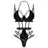 Obsessive Keira - naiste bodi trippidega - must - L/XL