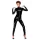 Noir - naiste pikkade varrukatega lukuga catsuit - must