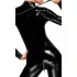 Noir - naiste pikkade varrukatega lukuga catsuit - must