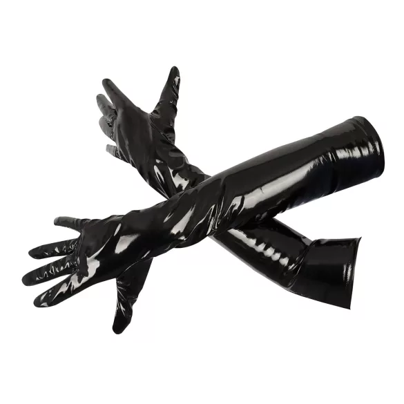Black Level - läikivad lakkkindad - must - XL