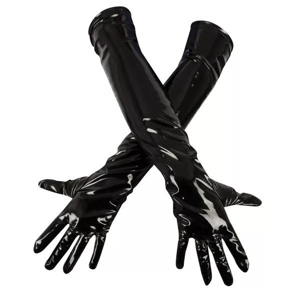 Black Level - läikivad lakkkindad - must - XL