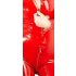LATEX - pikkade varrukatega naiste jumpsuit (punane) - S