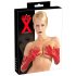 LATEX - pikk, unisex kindad (punased) - L