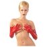 LATEX - pikk, unisex kindad (punased) - L