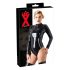 LATEX - pikkade varrukatega naiste kehapluus (must)