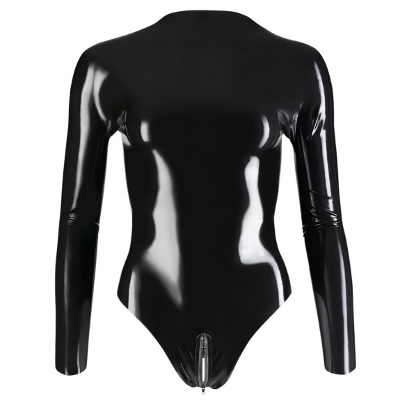 LATEX - naiste pikkade varrukatega body - must