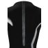 LATEX - pikkade varrukatega naiste kehapluus (must) - 2XL