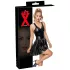 LATEX - minikleit rüüsidega seelik (must) - M