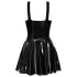 LATEX - minikleit rüüsidega seelik (must) - M