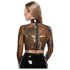 LATEX - läbipaistev latekspluus (läbipaistev must) - S-L - XL