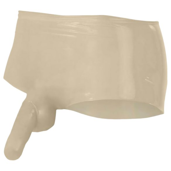 LATEX - bokserid ja peenisehülss (naturaalne) - L/XL