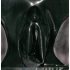 LATEX - naiste aluspüksid sisseehitatud kondoomiga (must) - L