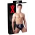 LATEX - Meeste sisemine koonus anal dildo (must) - XL